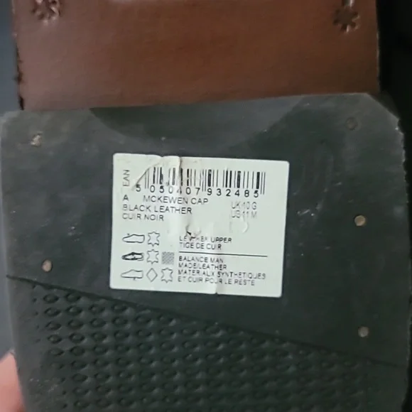 Bostonian Mckewen Cap Mens Black Leather Lace Up Cap Toe Oxfords Shoes Size 11 - Picture 5 of 6